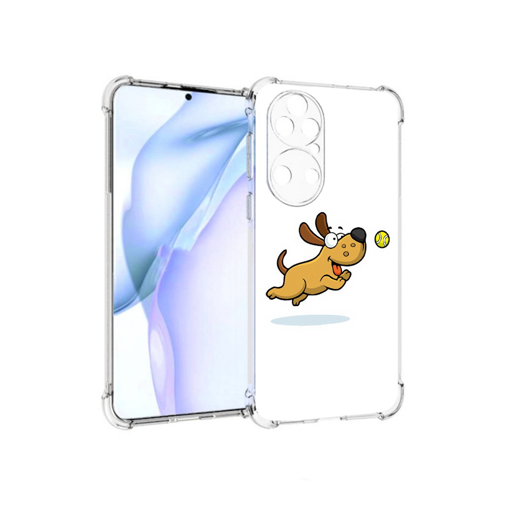 

Чехол MyPads Tocco для Huawei P50 пёсик, Прозрачный, Tocco