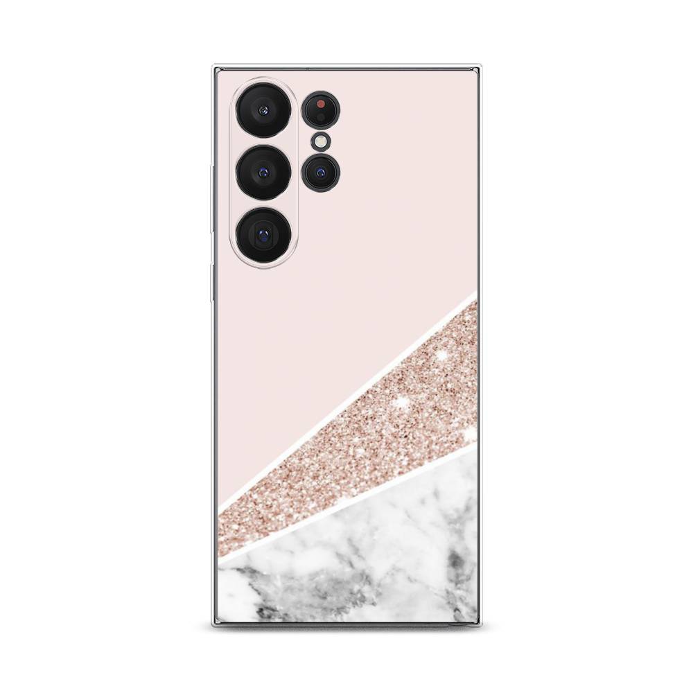 

Чехол на Samsung Galaxy S23 Ultra 5G "Блестящий розовый мрамор", 2107550-3