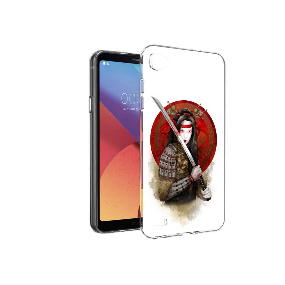 

Чехол MyPads Tocco для LG G6 mini рисованная девушка с катаной, Прозрачный, Tocco