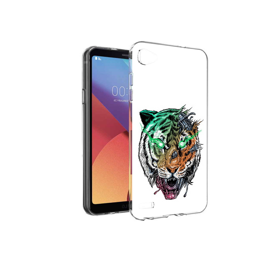 

Чехол MyPads Tocco для LG G6 mini робо-тигр, Прозрачный, Tocco