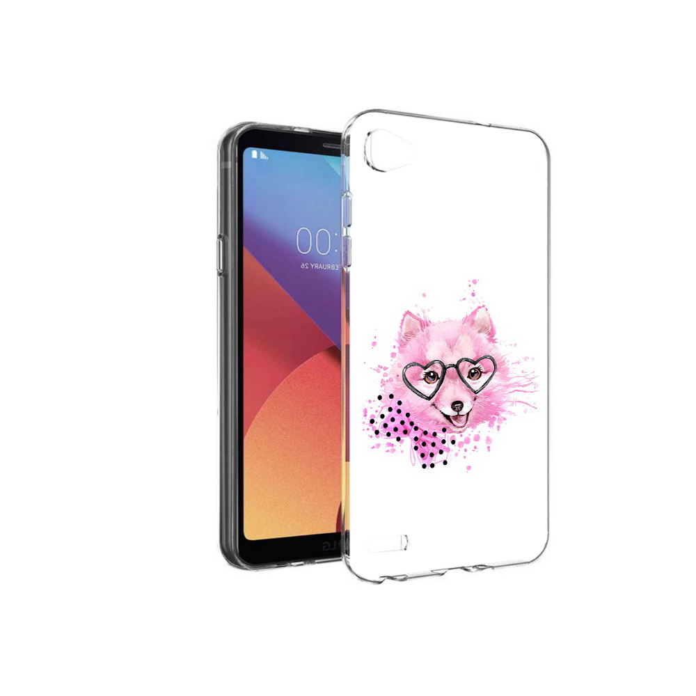 

Чехол MyPads Tocco для LG G6 mini розовый волченок, Прозрачный, Tocco