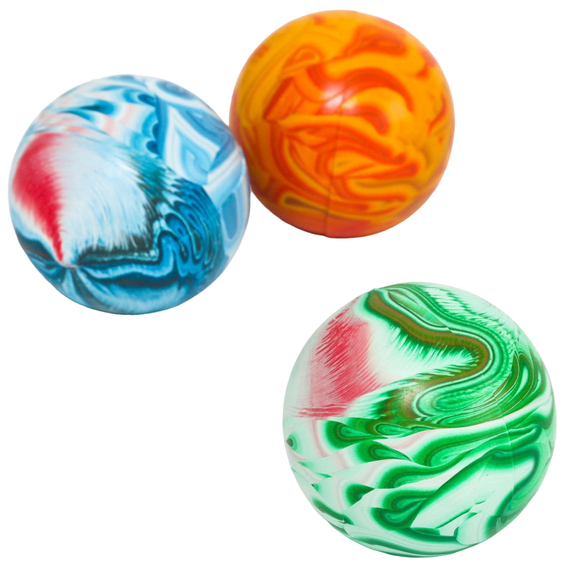 фото Игрушка для собак gamma из резины мяч литой средний, каучук, 6 см, микс цветов