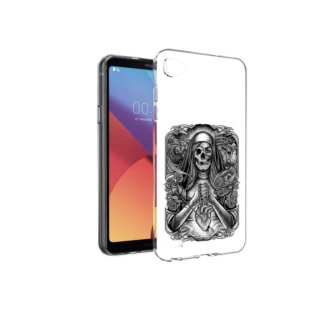 

Чехол MyPads Tocco для LG G6 mini скелет с сердцем, Прозрачный, Tocco