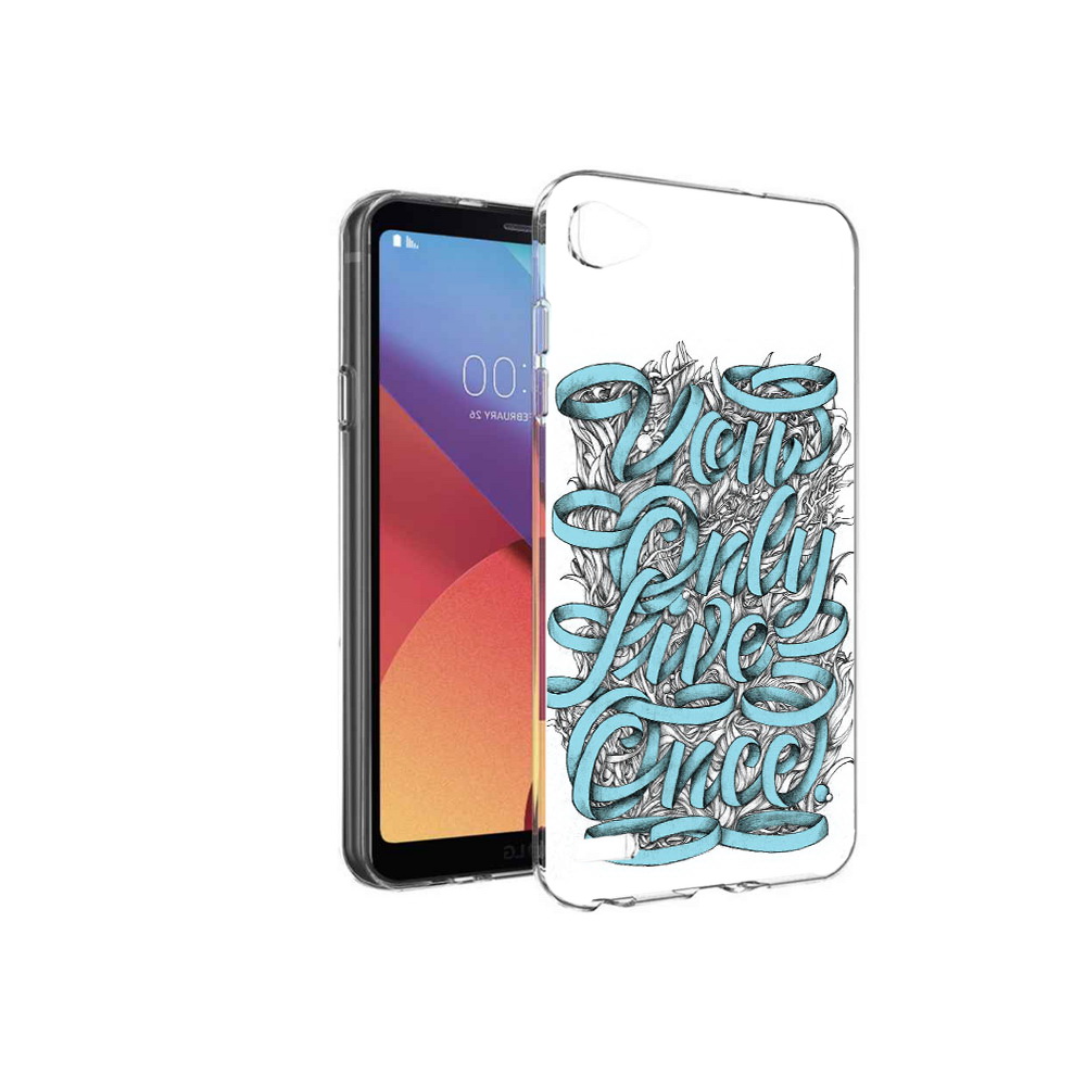 

Чехол MyPads Tocco для LG G6 mini слова из ленты абстракция, Прозрачный, Tocco