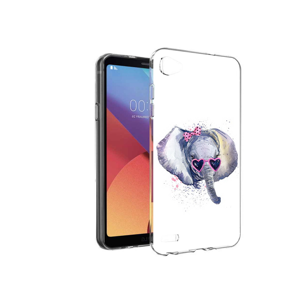 

Чехол MyPads Tocco для LG G6 mini слоник в очках, Прозрачный, Tocco