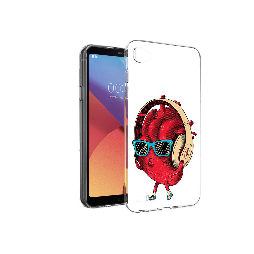 

Чехол MyPads Tocco для LG G6 mini слушай сердце, Прозрачный, Tocco
