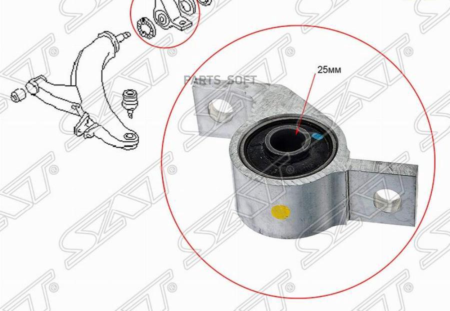 

SAT ST-20201-AC100 Сайлентблок переднего рычага задний SUBARU FORESTER 96-07/LEGACY LANCAS