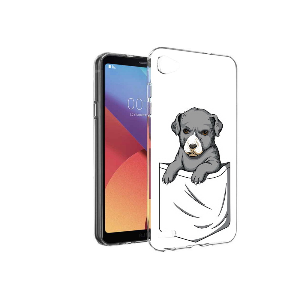 

Чехол MyPads Tocco для LG G6 mini собачка в кармане, Прозрачный, Tocco