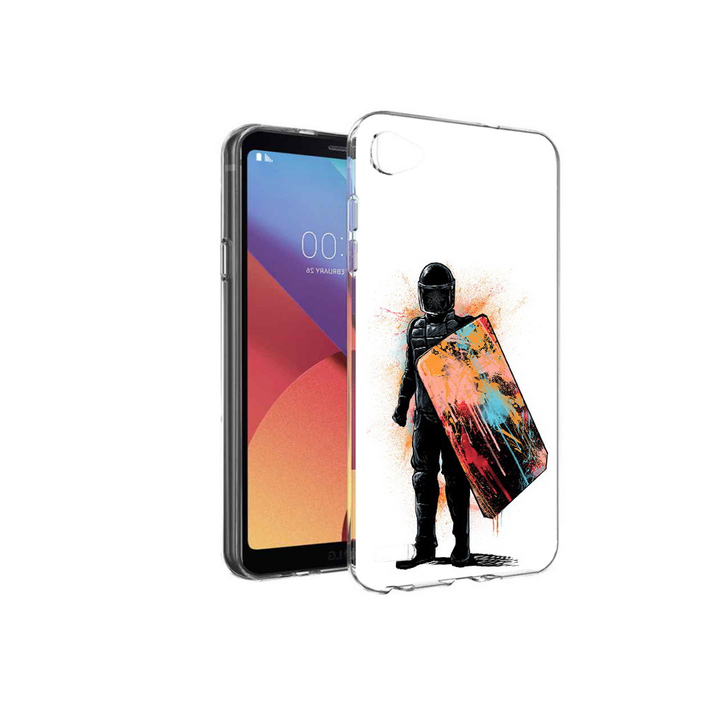 

Чехол MyPads Tocco для LG G6 mini солдат с красочным щитом, Прозрачный, Tocco