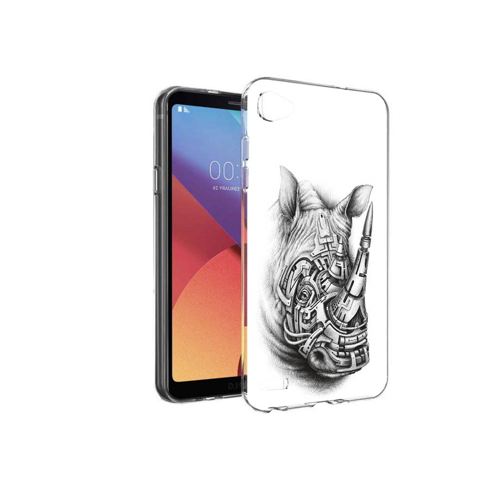 

Чехол MyPads Tocco для LG G6 mini стальной носорог, Прозрачный, Tocco