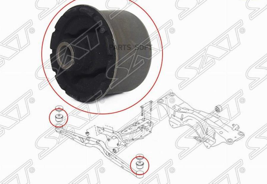 

Сайлентблок Задней Балки Subaru Forester 01-07 Sat арт. ST-41326-SA020