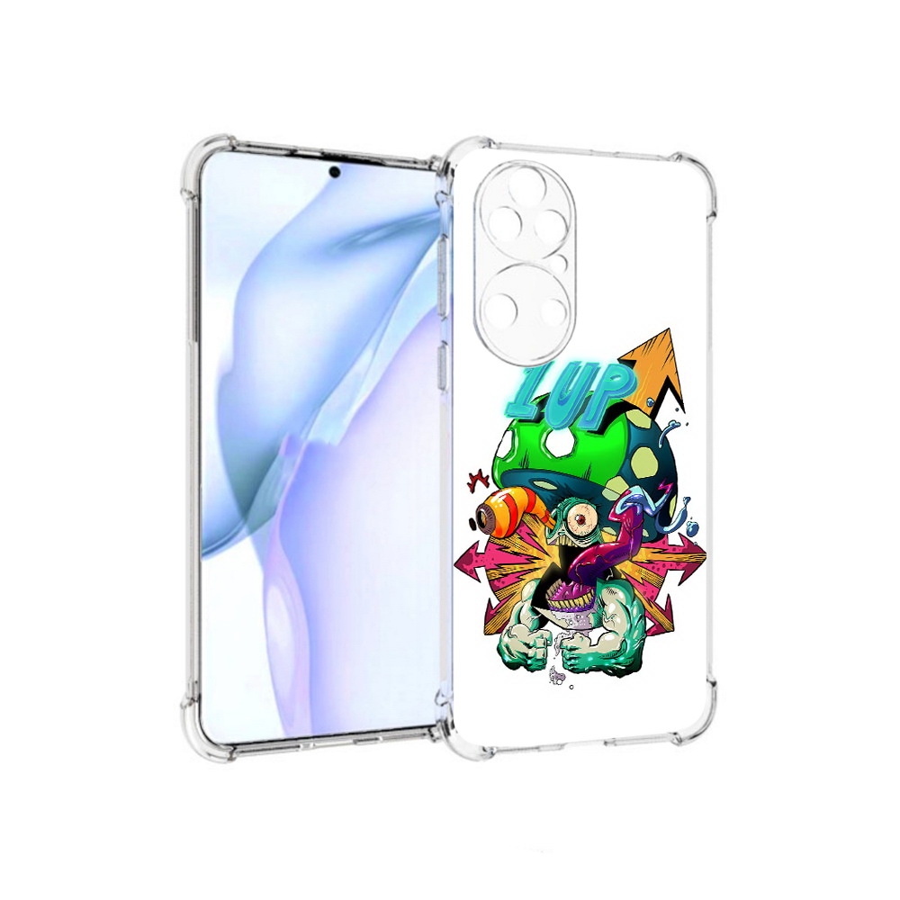 

Чехол MyPads Tocco для Huawei P50 сильный гриб абстракция, Прозрачный, Tocco