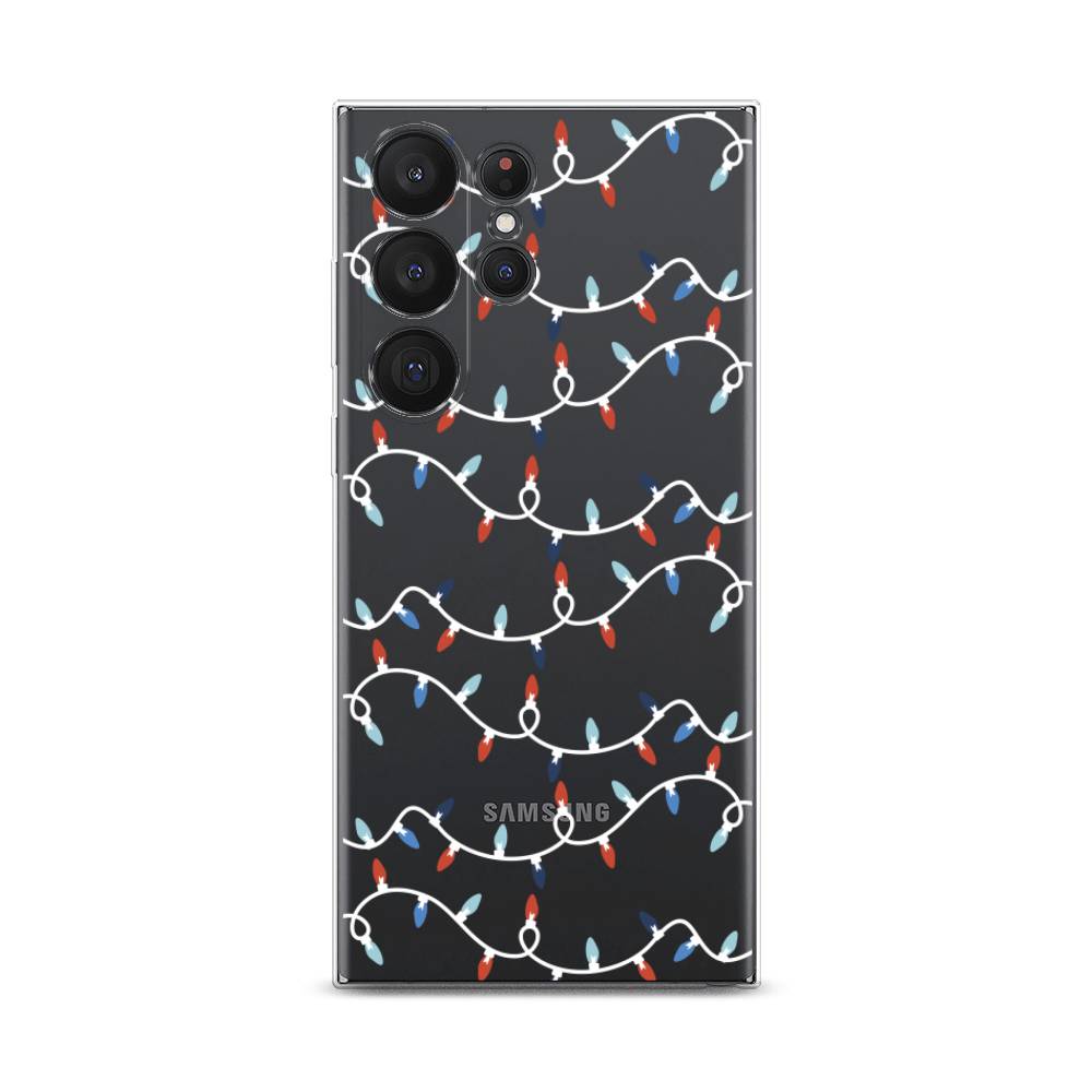 

Чехол на Samsung Galaxy S23 Ultra 5G "Разноцветная гирлянда", 2107550-5