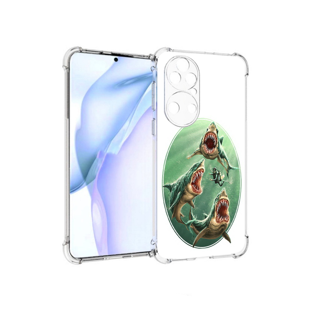 

Чехол MyPads Tocco для Huawei P50 синяя бездна, Прозрачный, Tocco
