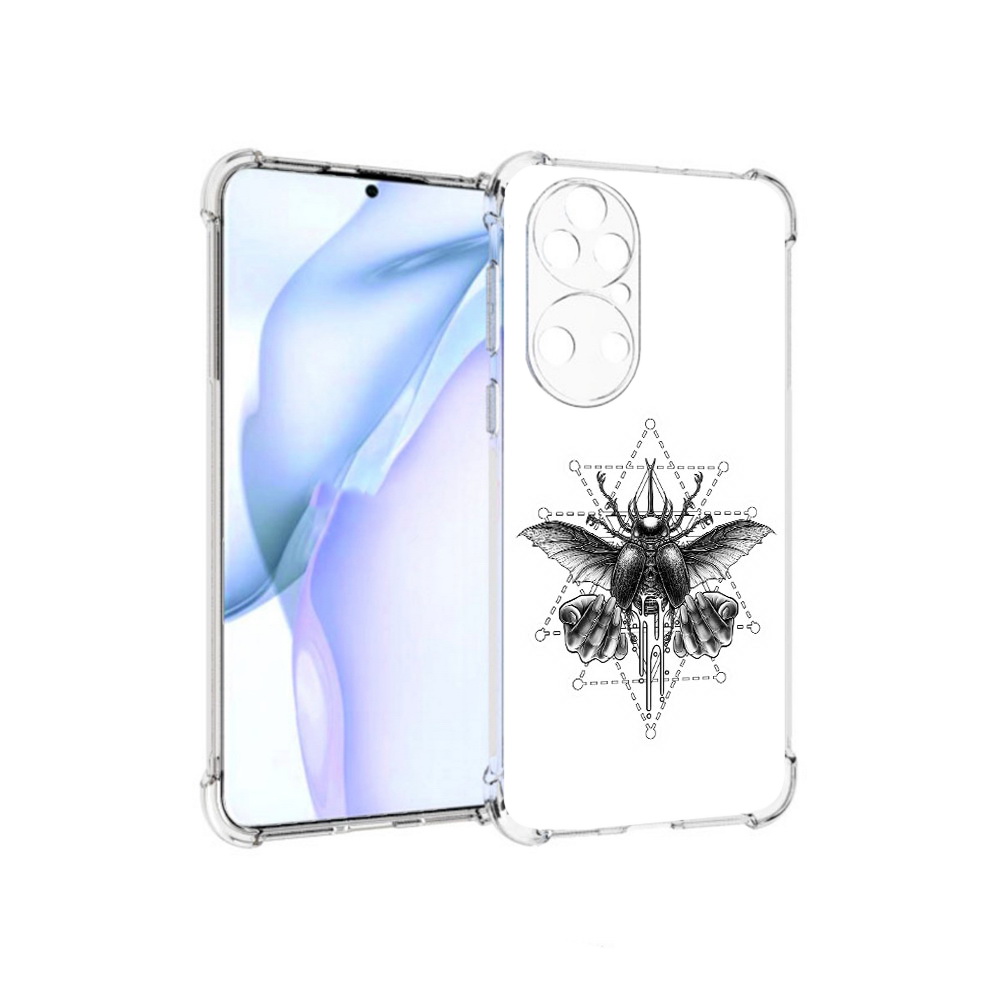 

Чехол MyPads Tocco для Huawei P50 скарабей, Прозрачный, Tocco