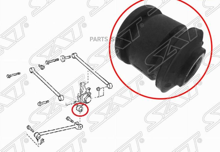 

Сайлентблок Задней Цапфы Toyota Corolla Ae10#/Ce10#/Ee10# 1991-2002 Sat арт. ST-42305-1213