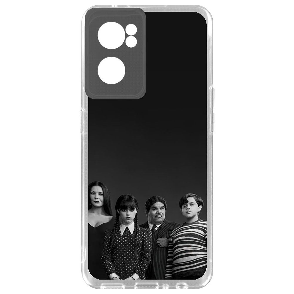 

Чехол-накладка Krutoff Clear Case Уэнсдей Аддамс - Семейка Аддамс для OnePlus Nord CE 2 5G, Прозрачный