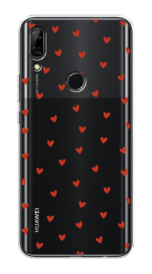 

Чехол на Honor 9X/Huawei P Smart Z "Red hearts", Красный;прозрачный, 69450-1