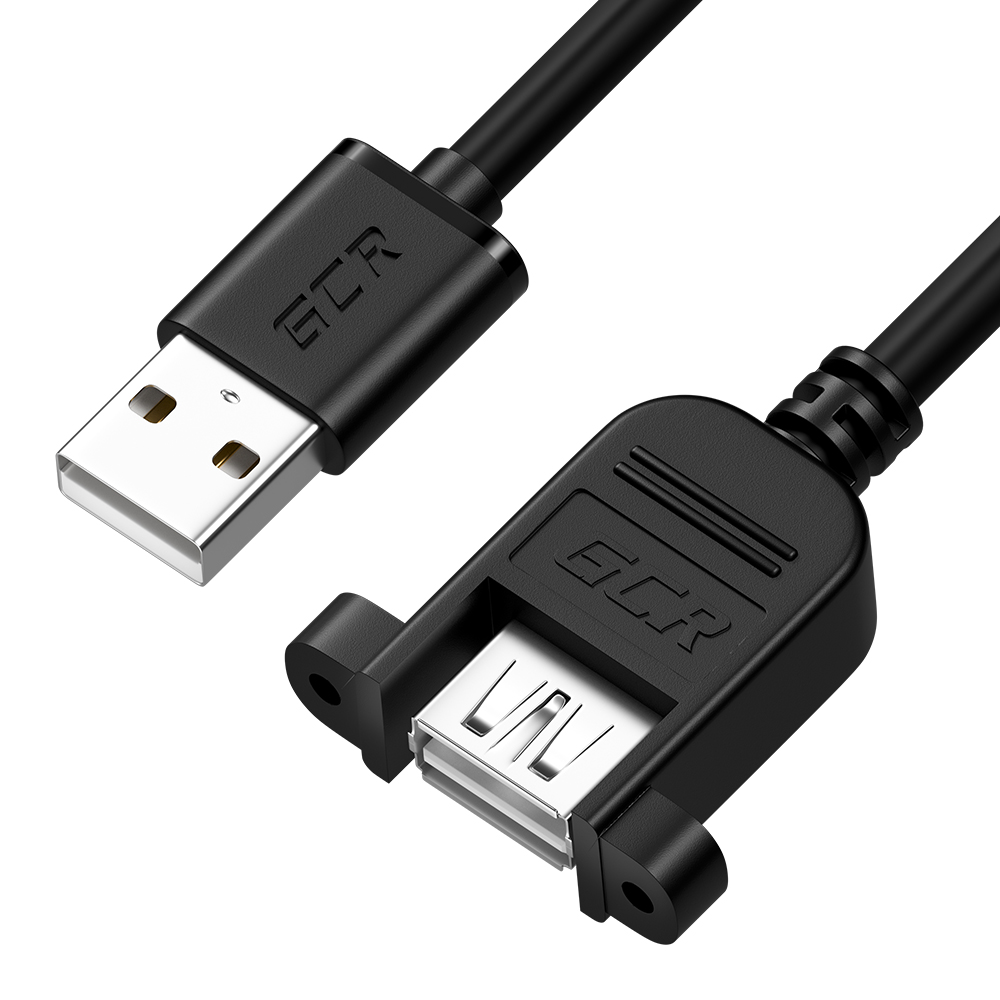 Удлинитель GCR USB AM-AF вилка - гнездо 2м (GCR-54748)