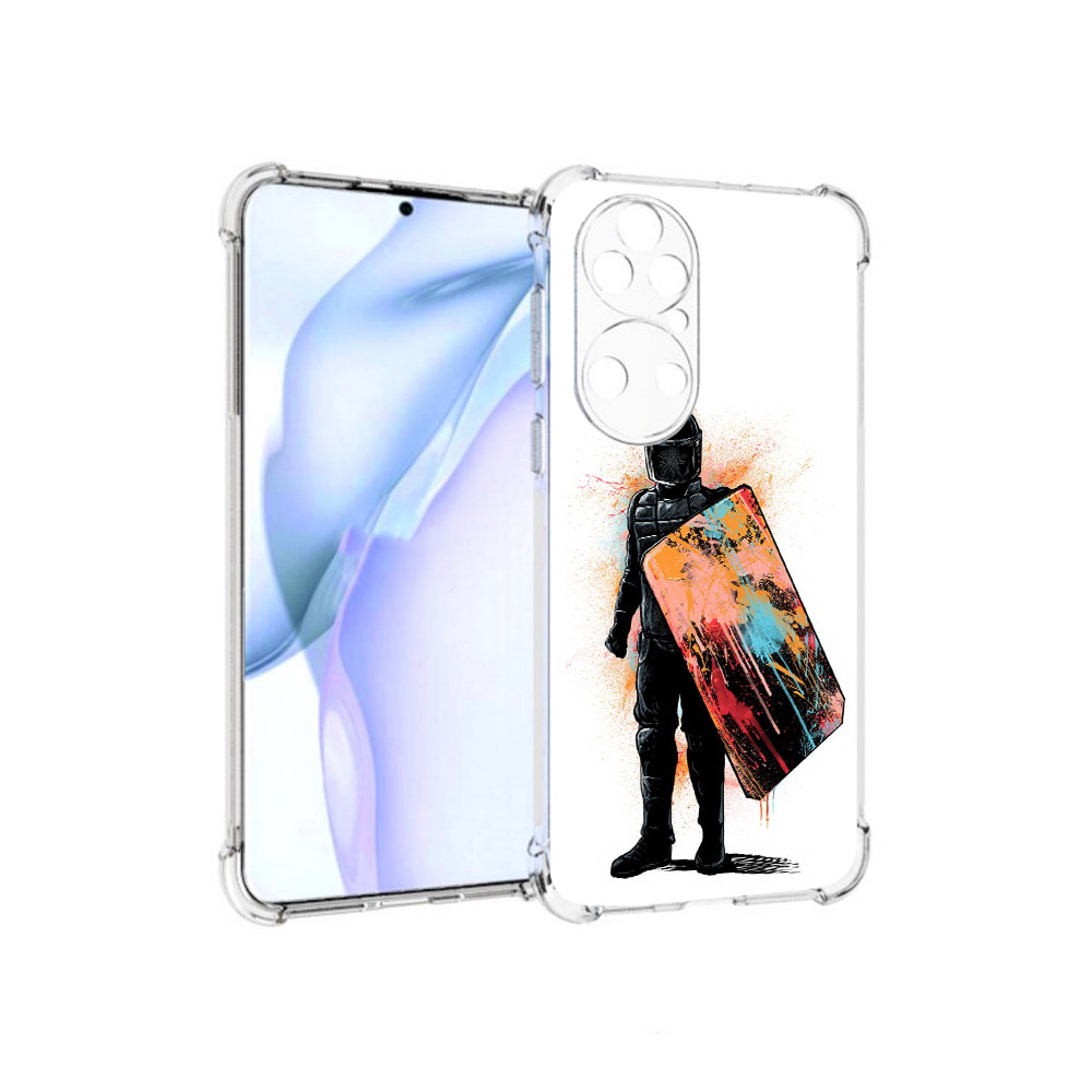 

Чехол MyPads Tocco для Huawei P50 солдат с красочным щитом, Прозрачный, Tocco