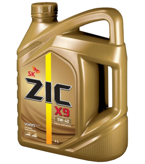 ZIC X9 5W40 (4L)_Моторное масло!\ API SN, ACEA A3/B3/B4, VW 502.00/505.00/503.1, LL-01, RN