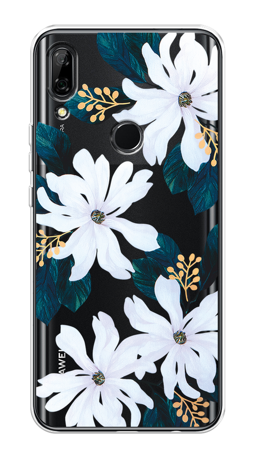 

Чехол на Honor 9X/Huawei P Smart Z "Delilah Flower", Зеленый;белый, 69450-1
