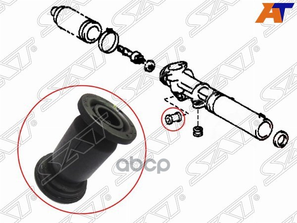

Сайлентблок Рулевой Рейки Toyota Hilux Surf/Land Cruiser Prado 96-02 №1 Sat арт. ST-45522-