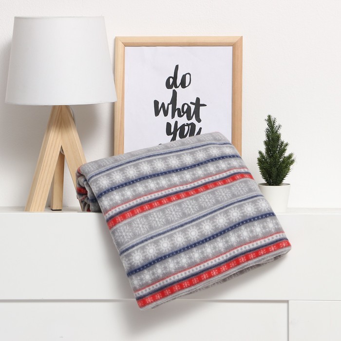 

Плед Экономь и Я Новогодний узор 150x200см, пл.160 г/м2, 100% п/э, 000797365