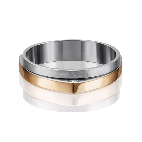 

Кольцо обручальное из золота р.  PLATINA jewelry 01-5185-00-101-1111-30, бриллиант, 01-5185-00-101-1111-30