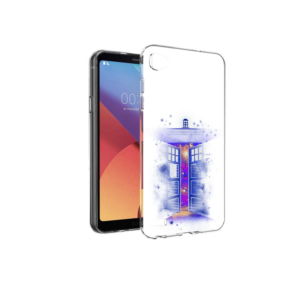 

Чехол MyPads Tocco для LG G6 mini фиолетовый уголок абстракция, Прозрачный, Tocco