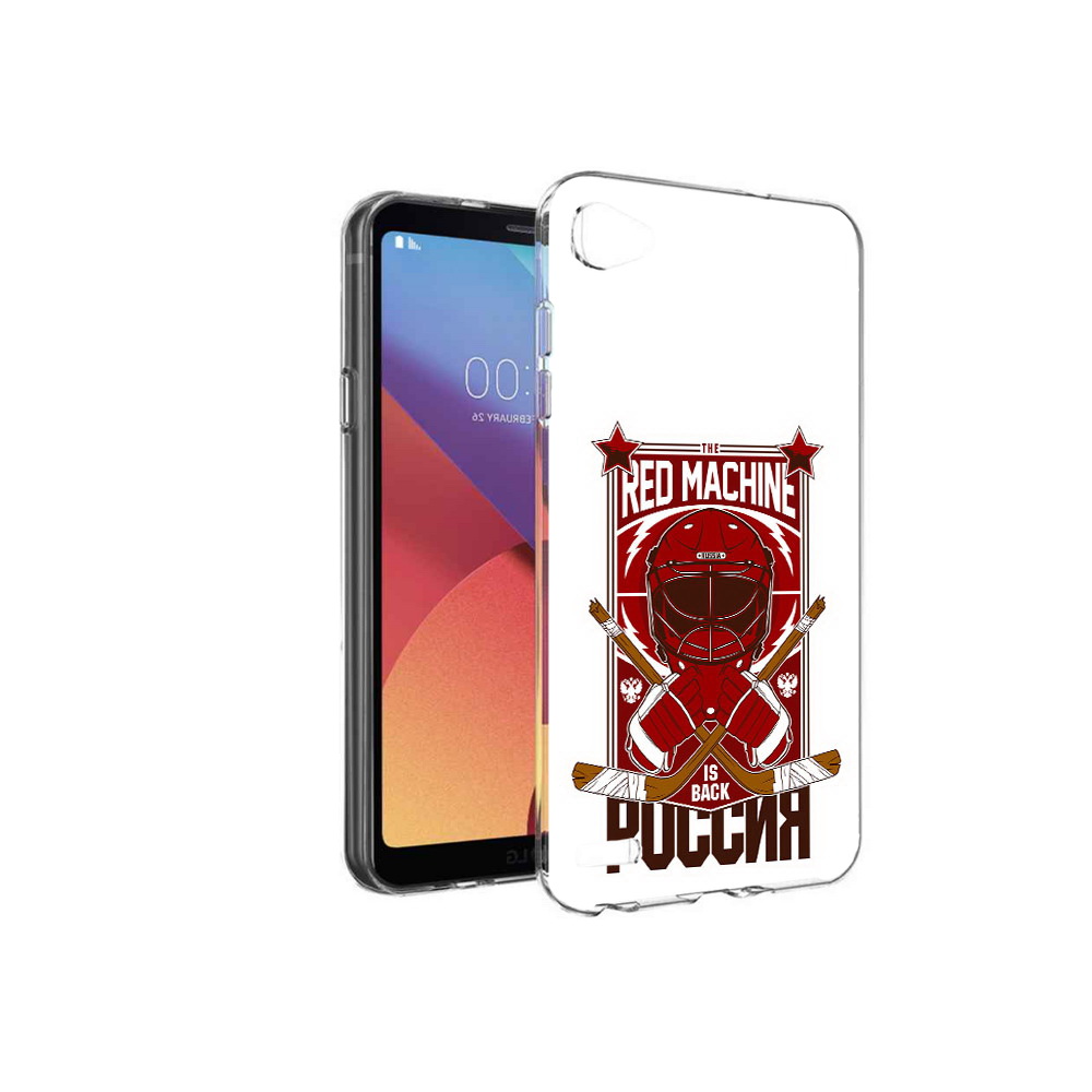 

Чехол MyPads Tocco для LG G6 mini хоккей россия, Прозрачный, Tocco