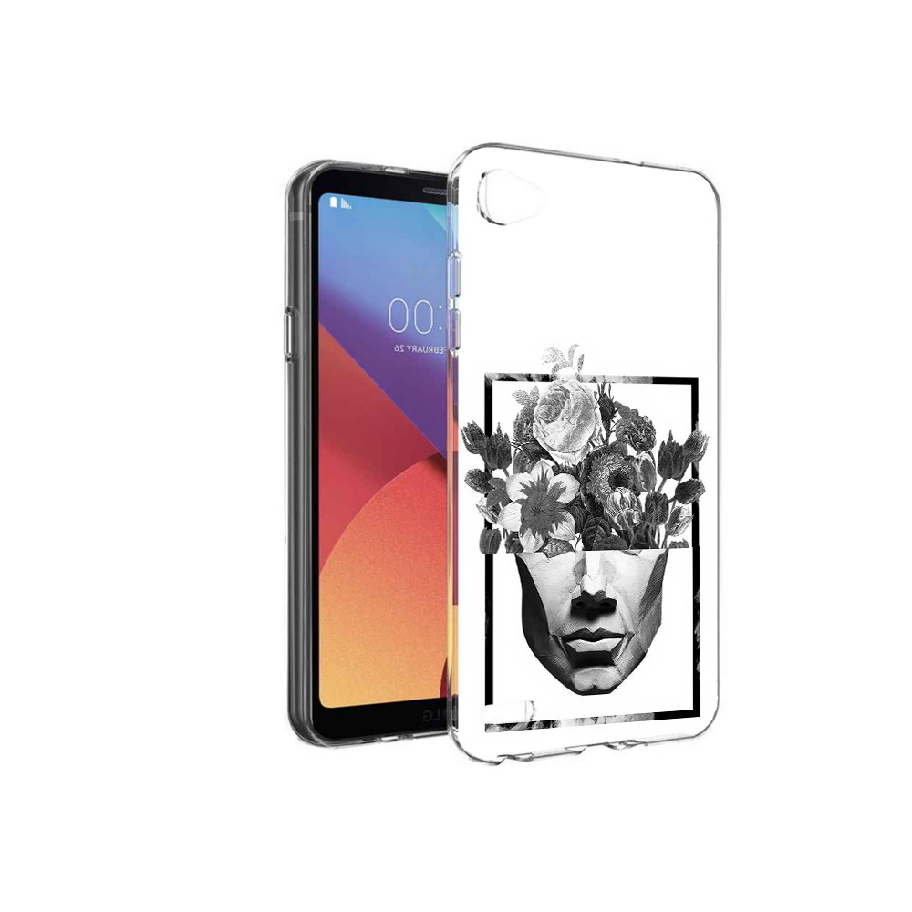 

Чехол MyPads Tocco для LG G6 mini черно белая ваза в абстракции, Прозрачный, Tocco