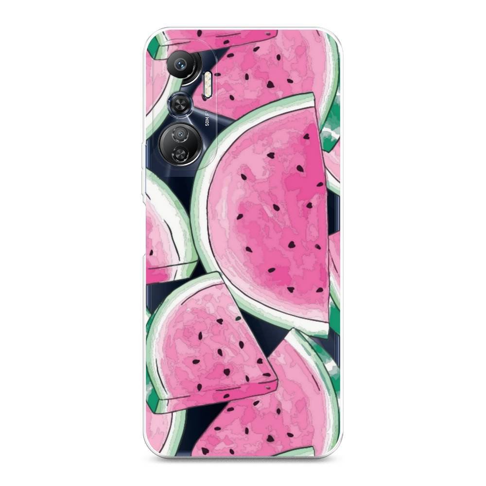 

Чехол Awog на Infinix Hot 20 4G "Акварельные арбузы", Зеленый;белый;розовый, 3103150-10