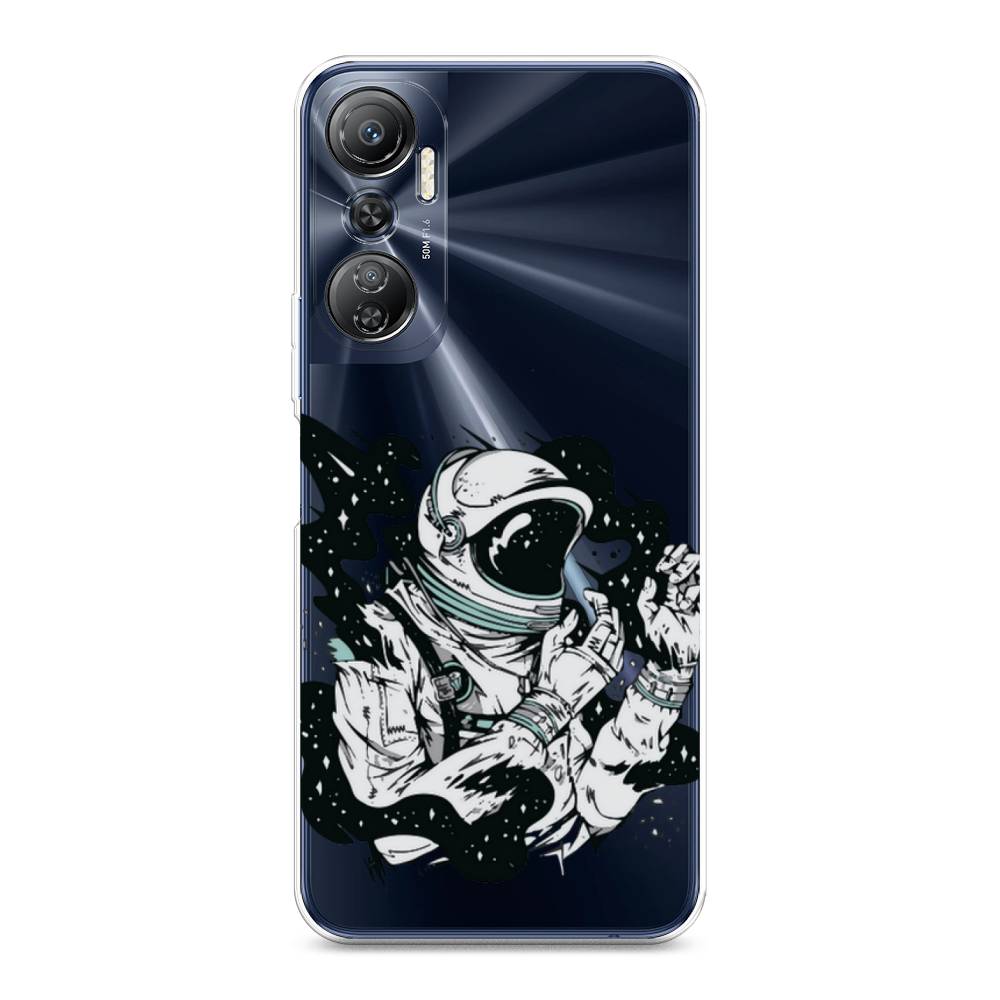 

Чехол Awog на Infinix Hot 20 4G "Космонавт арт", Черный;бежевый;белый, 3103150-7
