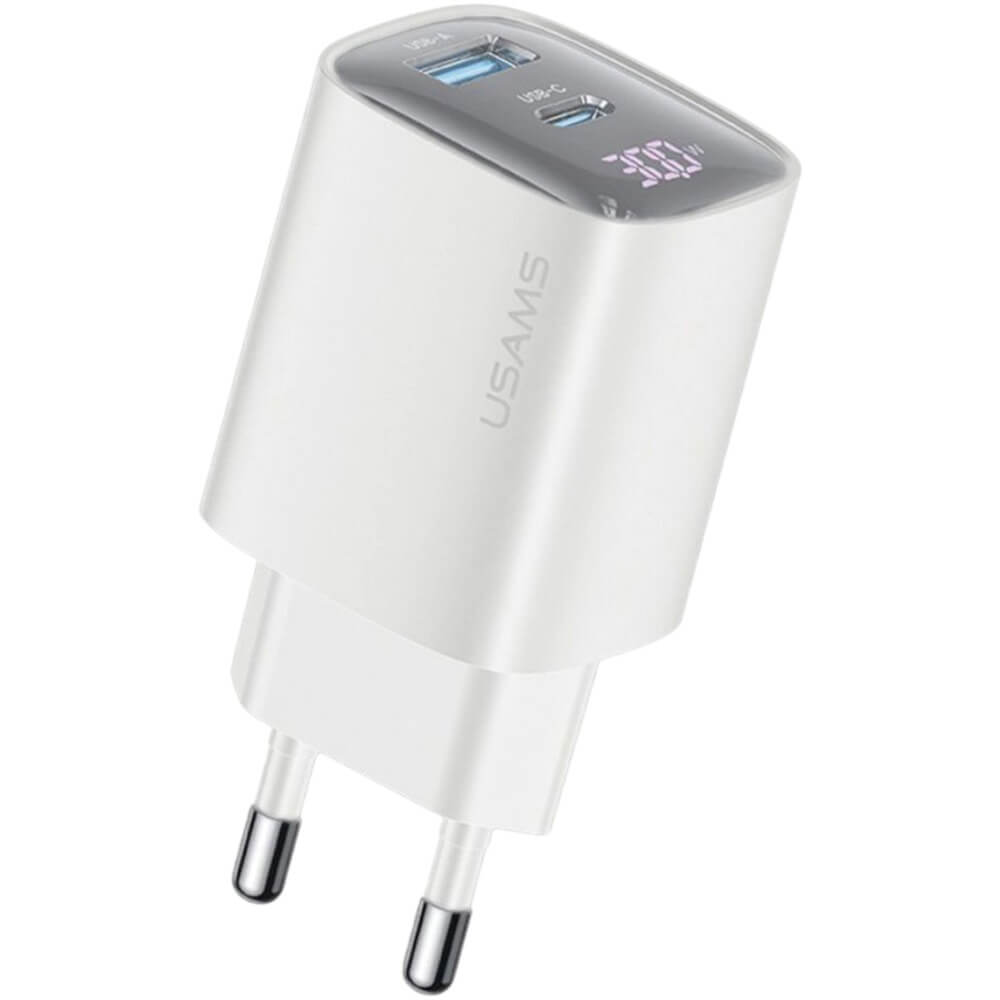 

Сетевое зарядное устройство Usams CC229 1xUSB, 1xUSB Type-C 3.4 А, CC229