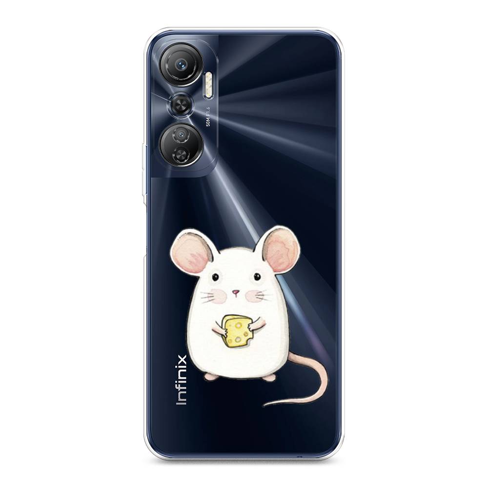 

Чехол Awog на Infinix Hot 20 4G "Мышка", Белый, 3103150-1
