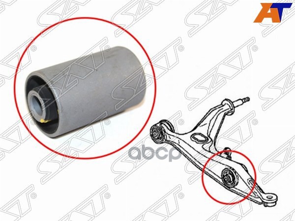 

Сайлентблок рычага нижнего правого SAT ST51810S04G00 Honda cr-v all 95