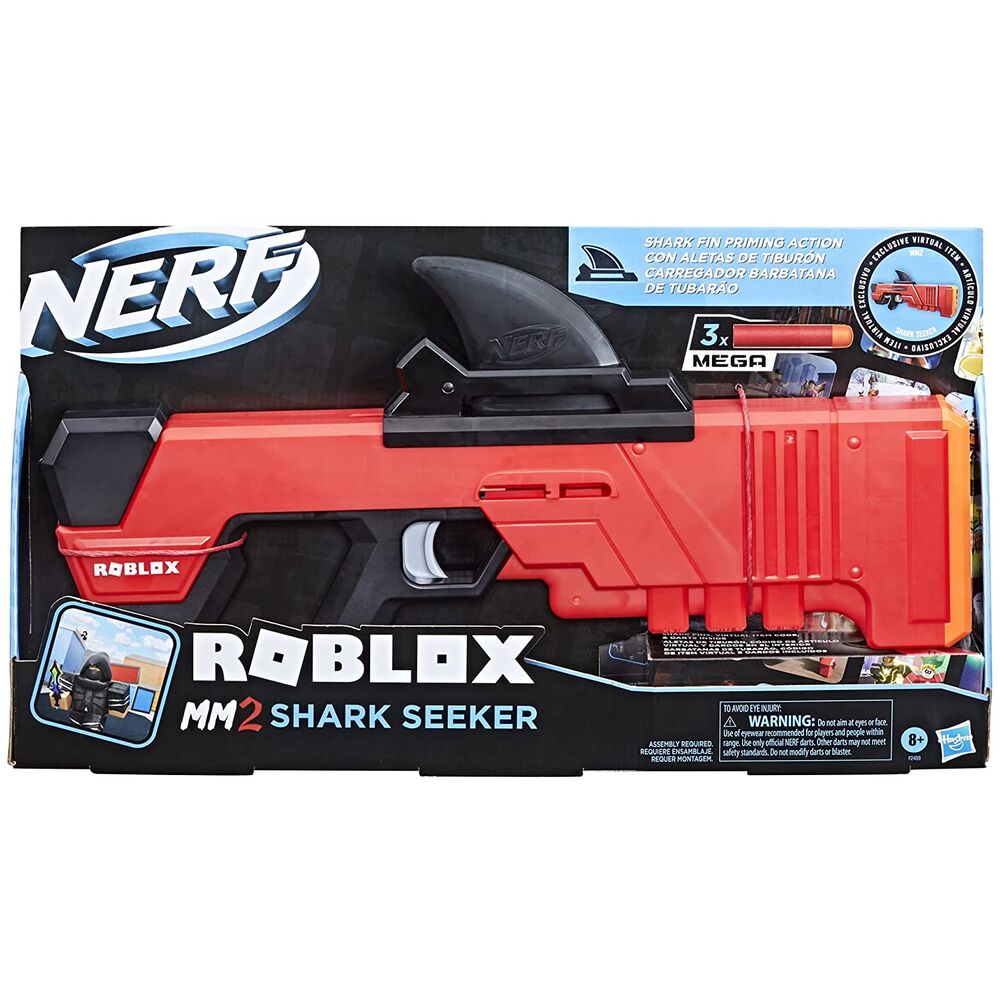 Бластер игрушечный Hasbro Nerf Roblox MM2 Shark Seeker F2489EU4