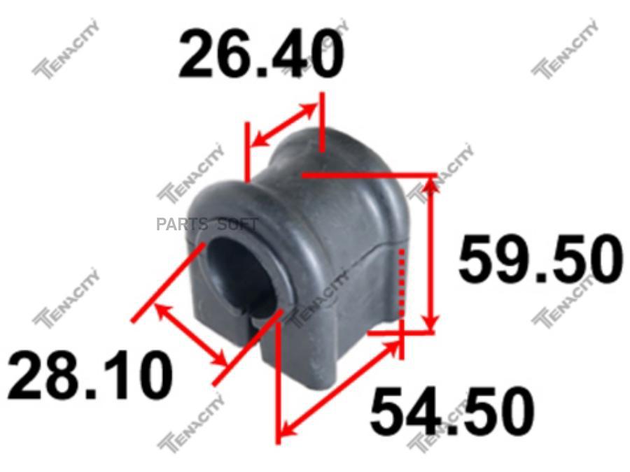 Втулка, Стабилизатор 52088778Ab 1Шт TENACITY ASBJE1005