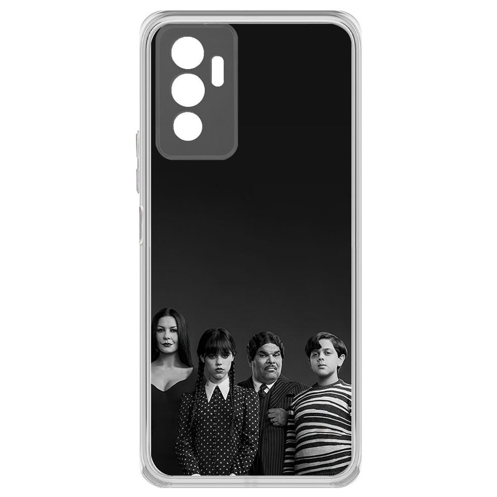 

Чехол-накладка Krutoff Clear Case Уэнсдей Аддамс - Семейка Аддамс для Vivo V23e