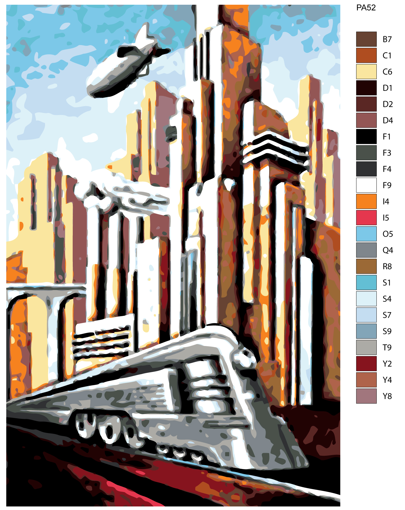 

Картина по номерам, Живопись по номерам, 48 x 72, PA52, PA52