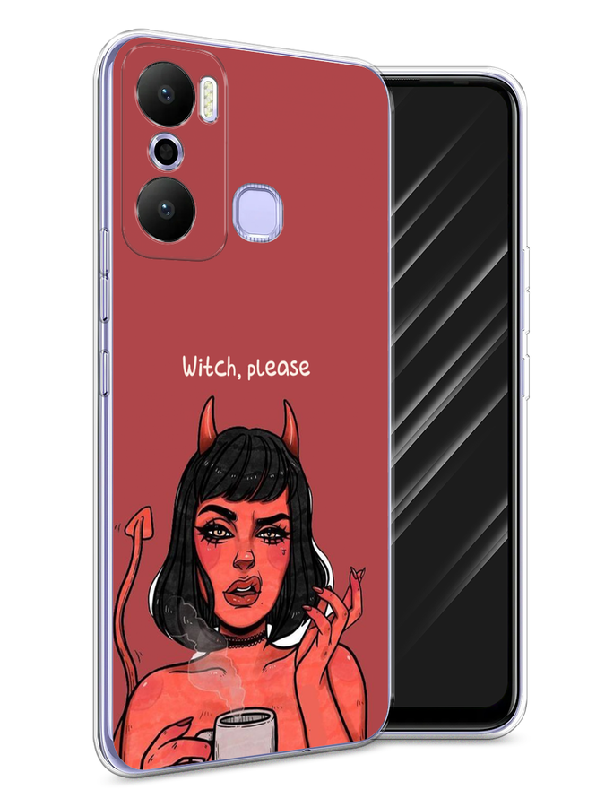 

Чехол Awog на Infinix Hot 20 Play "Evil Girl", Красный;черный, 3103550-6