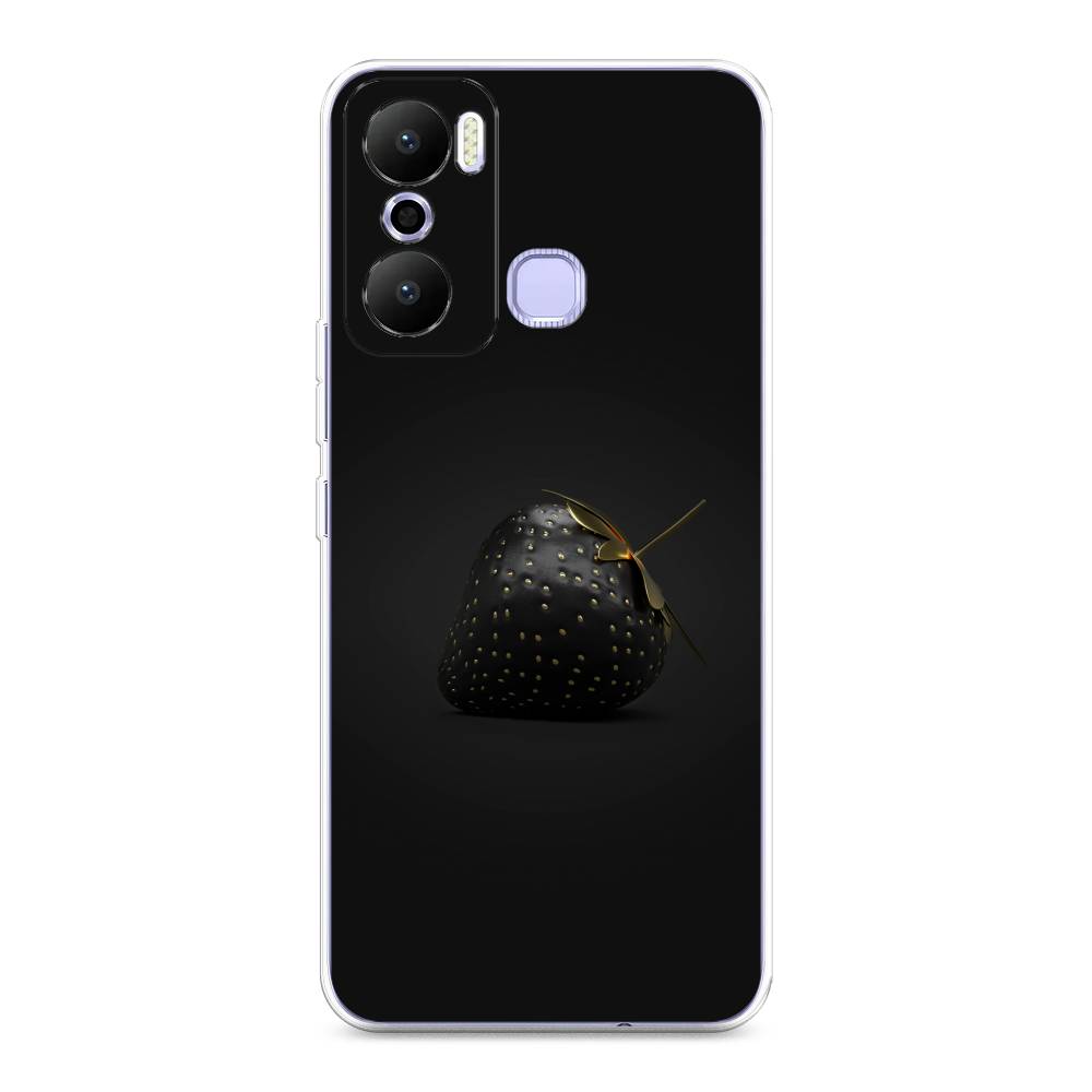 

Чехол Awog на Infinix Hot 20 Play "Черная клубника", Золотистый;черный;серый, 3103550-10