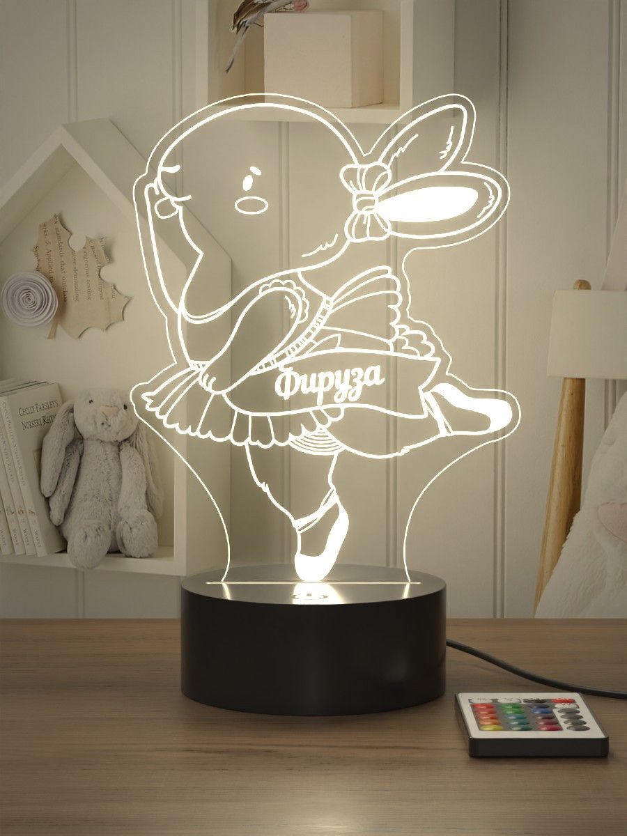 

Ночник Light Insidе детский Кролик Фируза