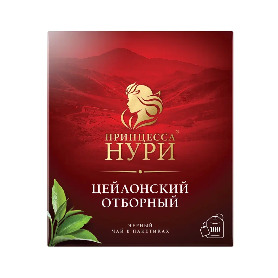 

Чай чёрный Принцесса Нури Цейлонский отборный, 100 пакетиков
