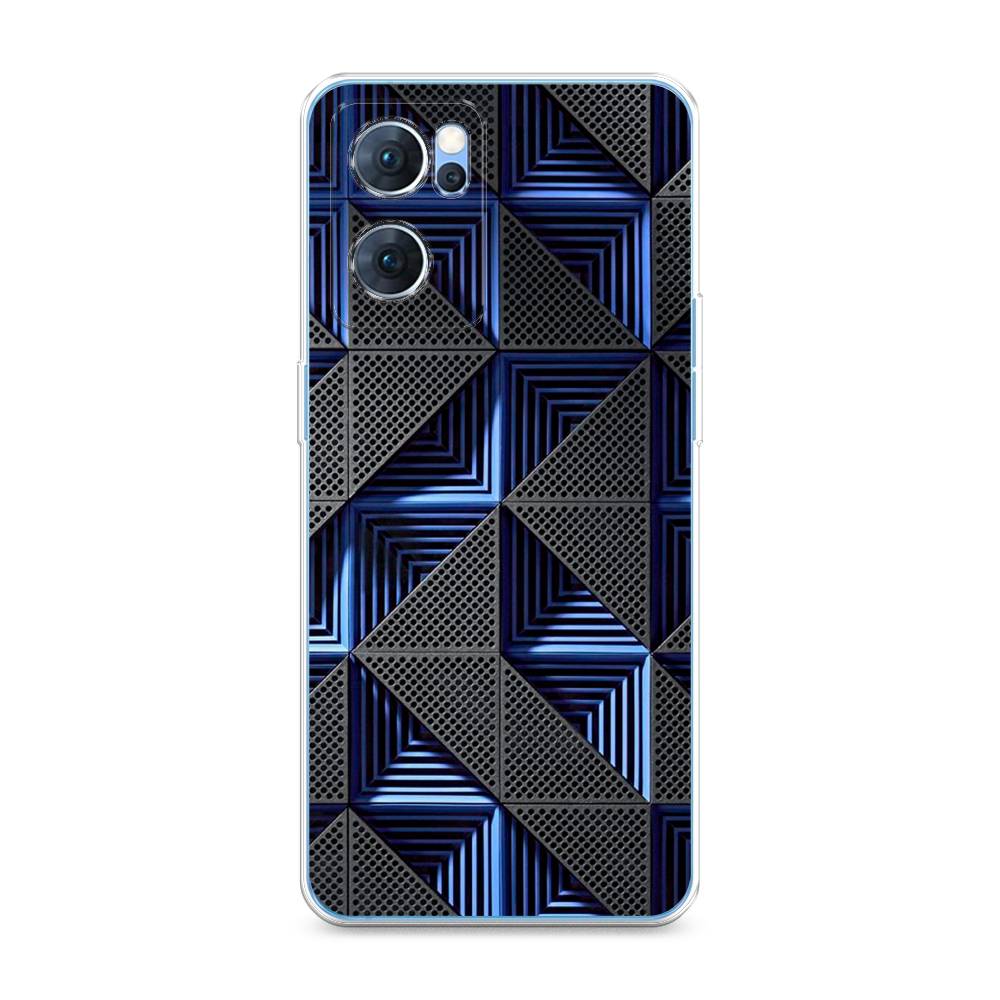 

Чехол для Oppo Reno 7 5G "IBM", Серый;синий, 258150-3