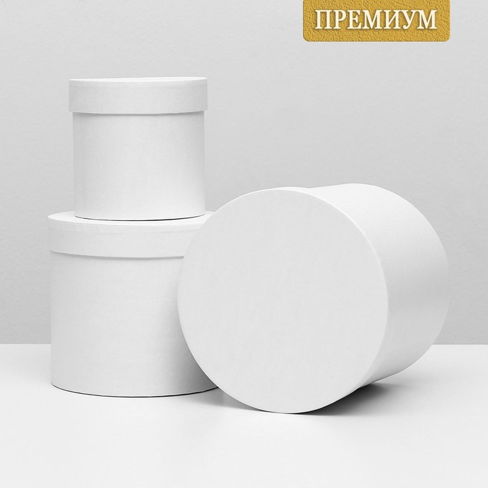 

Набор коробок 3 в 1, белый, 18 х 18 х 17 - 12 х 12 х 12 см, Магия упаковки для цветов - коробки