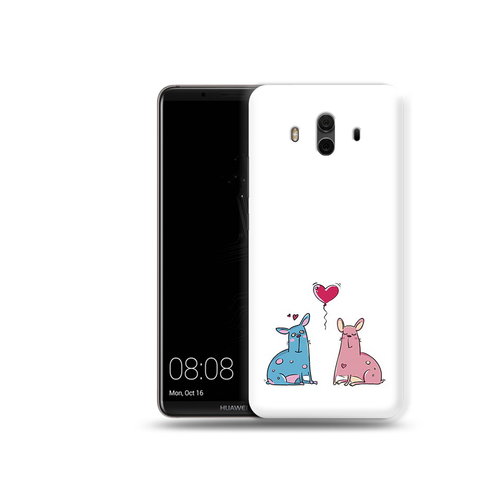 

Чехол MyPads Tocco для Huawei Mate 10 Лама любовь (PT88364.53.102), Прозрачный, Tocco