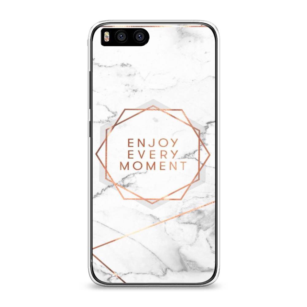 

Чехол Awog на Xiaomi Mi 6 "Enjoy every moment мрамор", Разноцветный, 30650-7