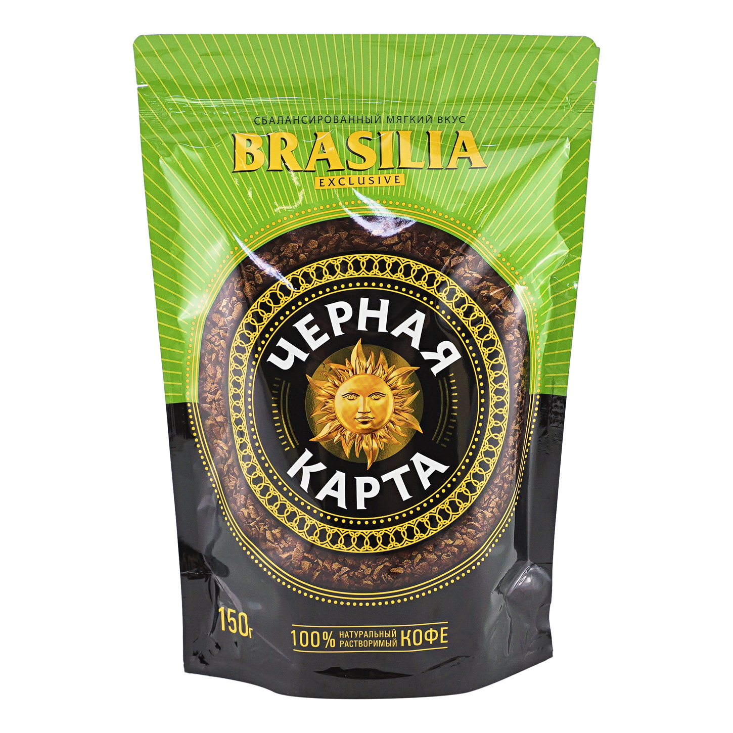 Кофе растворимый Черная карта exclusive Brasilia 150 г